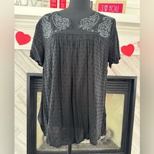 Black Tantrums‎ Blouse Medium
